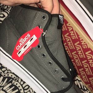 Vans Grey Hightops Size 11